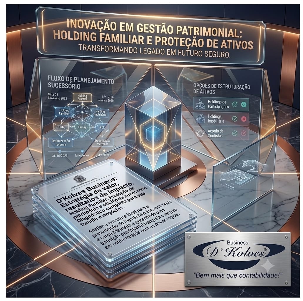 Imagem de MUDANÇAS NA LEI:  HOLDING FAMILIAR PROTEGE SEUS BENS OU VIROU UM ALVO DE FISCALIZAÇÃO?