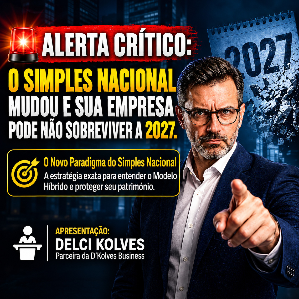 Imagem de Clientes ALERTA CRÍTICO: O SIMPLES NACIONAL MUDOU E SUA EMPRESA PODE NÃO SOBREVIVER A 2027